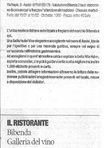 Giornale dell' Umbria - Bibenda Assisi